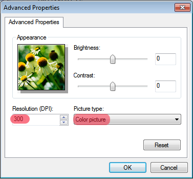 Скриншот Advanced Scan to PDF Free: AdvancedProperties
