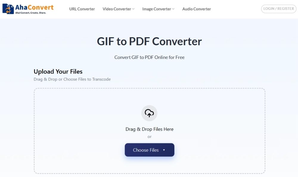 AhaConvert GIF to PDF