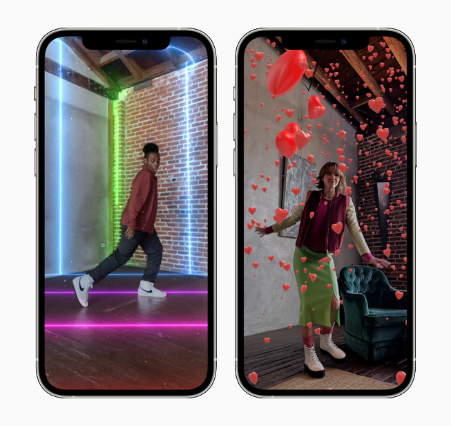 AR Spaces в Apple Clips