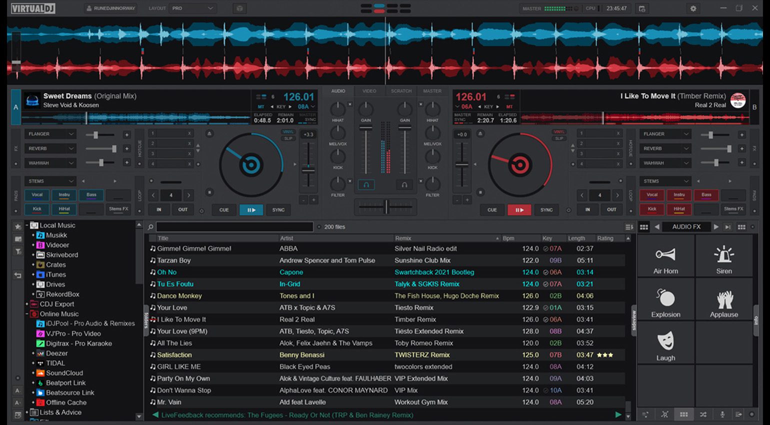 Скриншот VirtualDJ