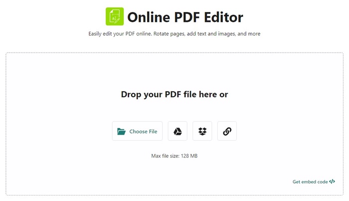 Интерфейс AvePDF