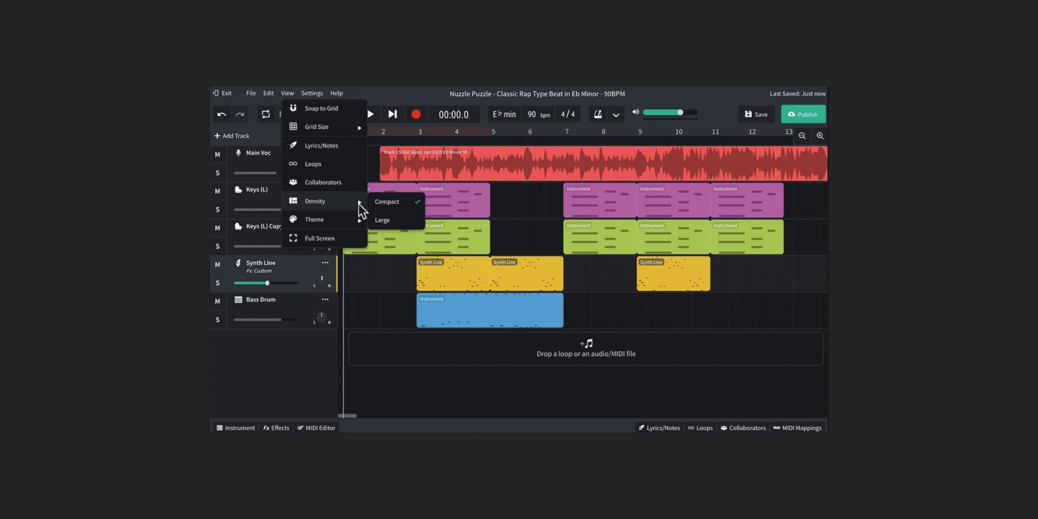Cakewalk Sonar — интерфейс многодорожечной студии