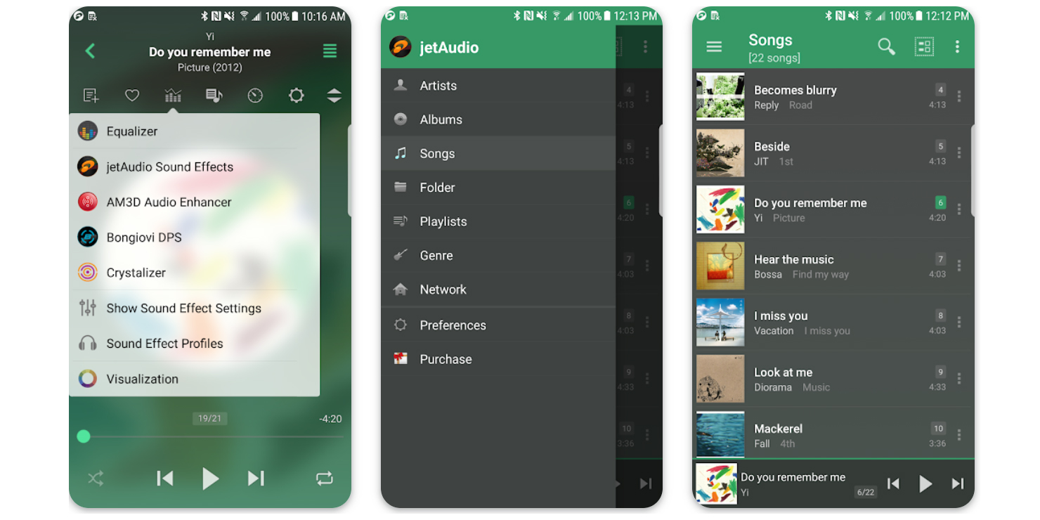 Скриншот jetAudio HD Music Player