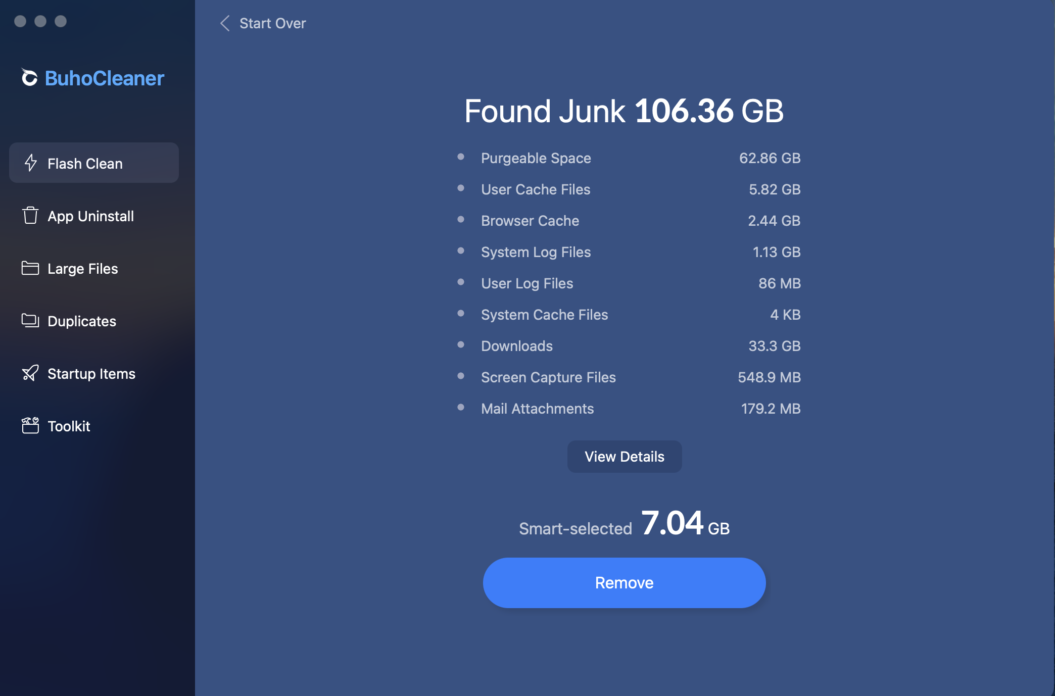Результаты Flash Clean