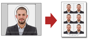 PassportPhoto 4 You — из кадрирования в готовый печатный лист с несколькими фото