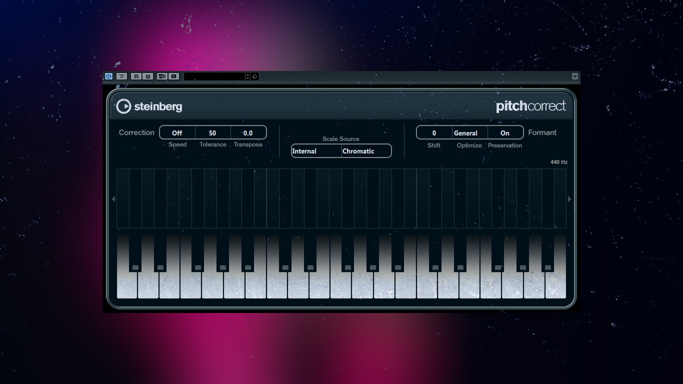 Cubase PitchCorrect