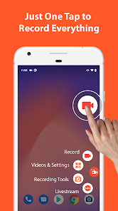 AZ Screen Recorder — экран приложения в Google Play