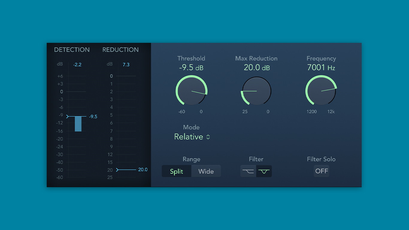 DeEsser 2 в Logic Pro