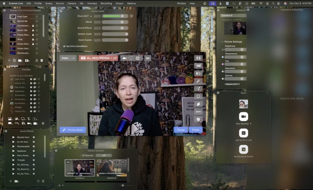 Скриншот Ecamm Live
