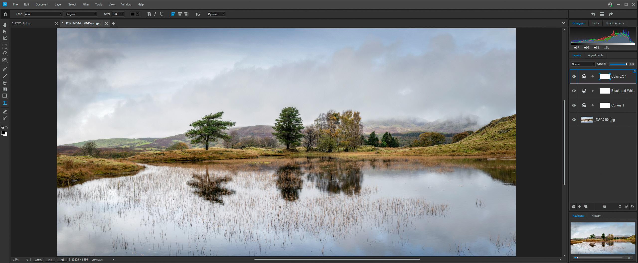 Слои и панели редактирования ACDSee Gemstone Photo Editor