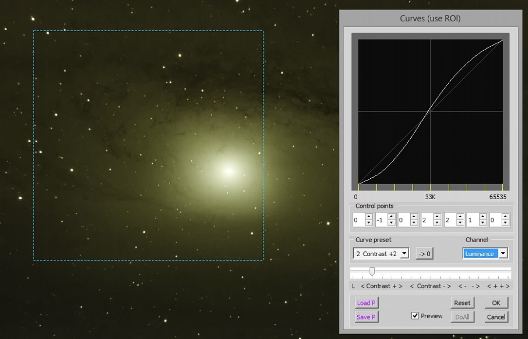 Кривые в AstroSurface
