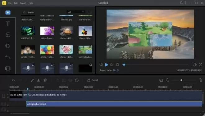 Редактирование Picture-in-Picture и маски в BeeCut