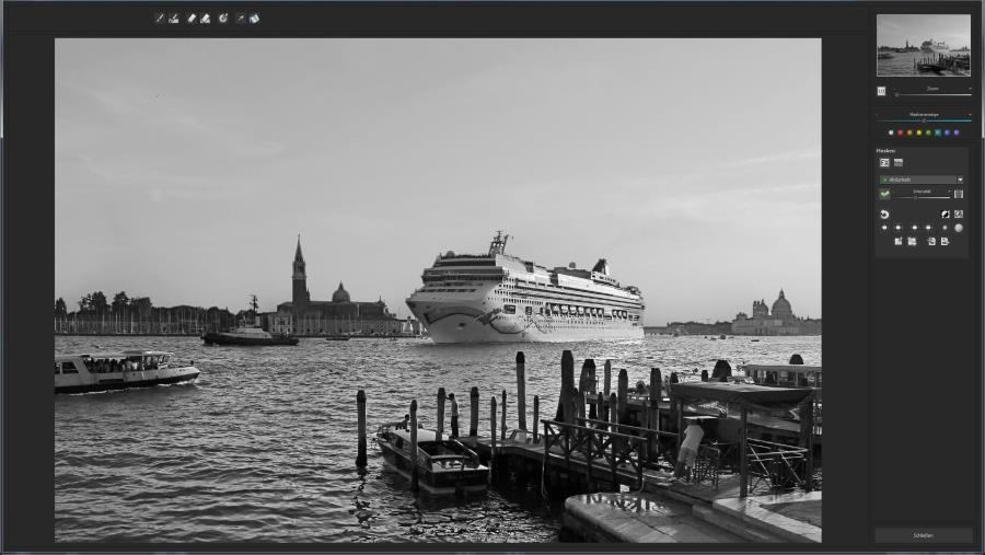 Black & White Projects: селективное редактирование и панель маски