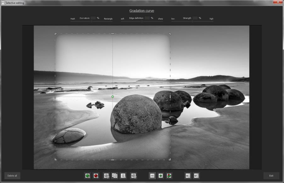 Black & White Projects: градиентная коррекция