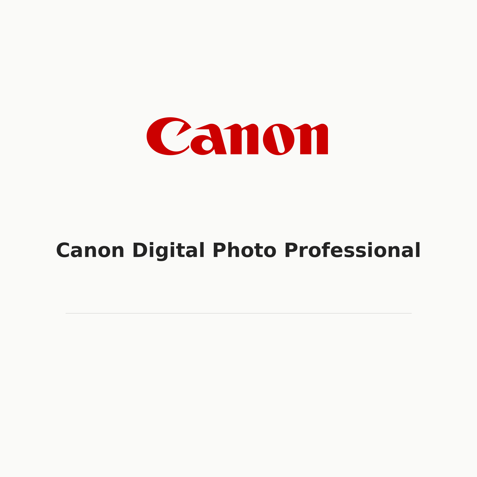 Canon Digital Photo Professional