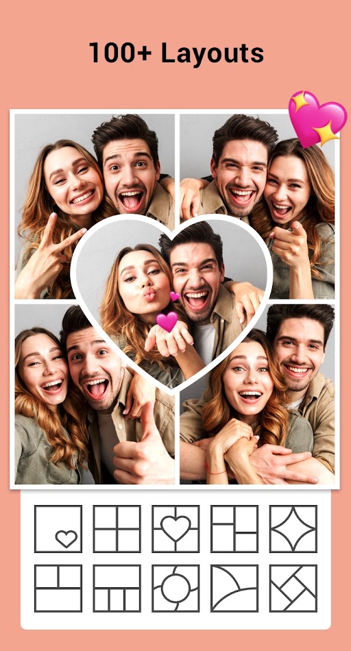 Выбор сеток Collage Maker