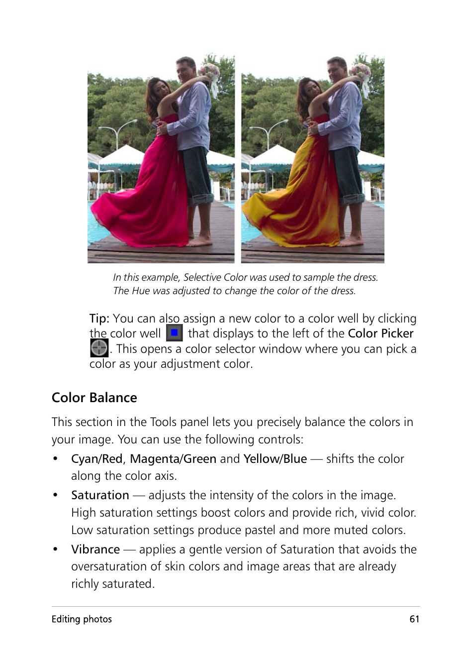 Выборочная цветокоррекция в Corel AfterShot Pro