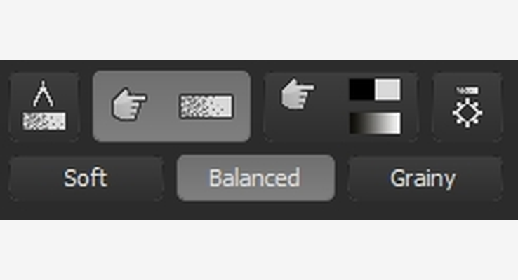 Режимы Soft Balanced Grainy в DENOISE projects
