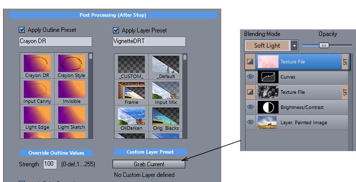 Панель Layers и постобработка в Dynamic Auto Painter