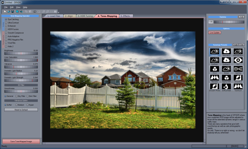 Dynamic Photo HDR: Tone-Mapping, операторы и пресеты
