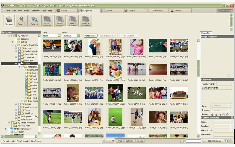 Организация фотографий: Images, Buckets и Search
