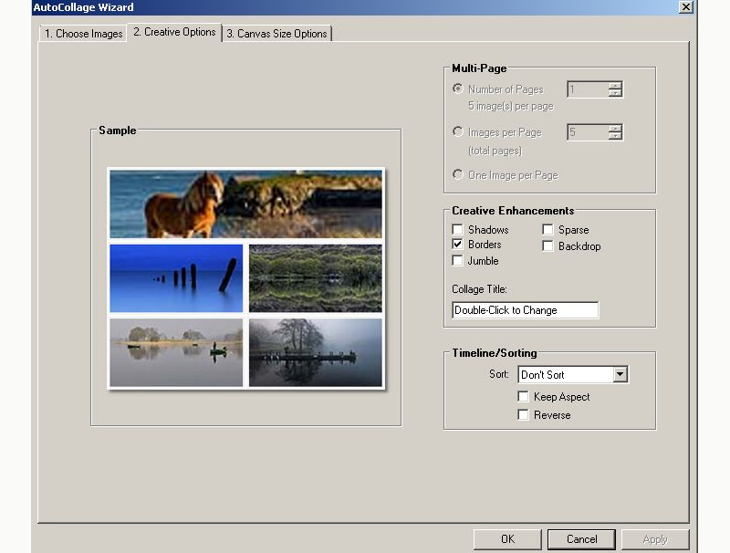AutoCollage Wizard и многстраничная раскладка