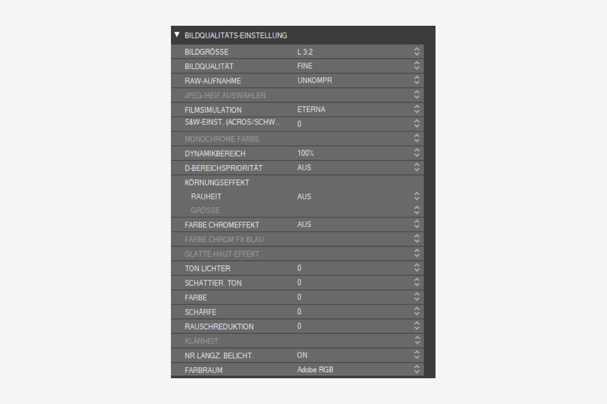 Image Quality Settings