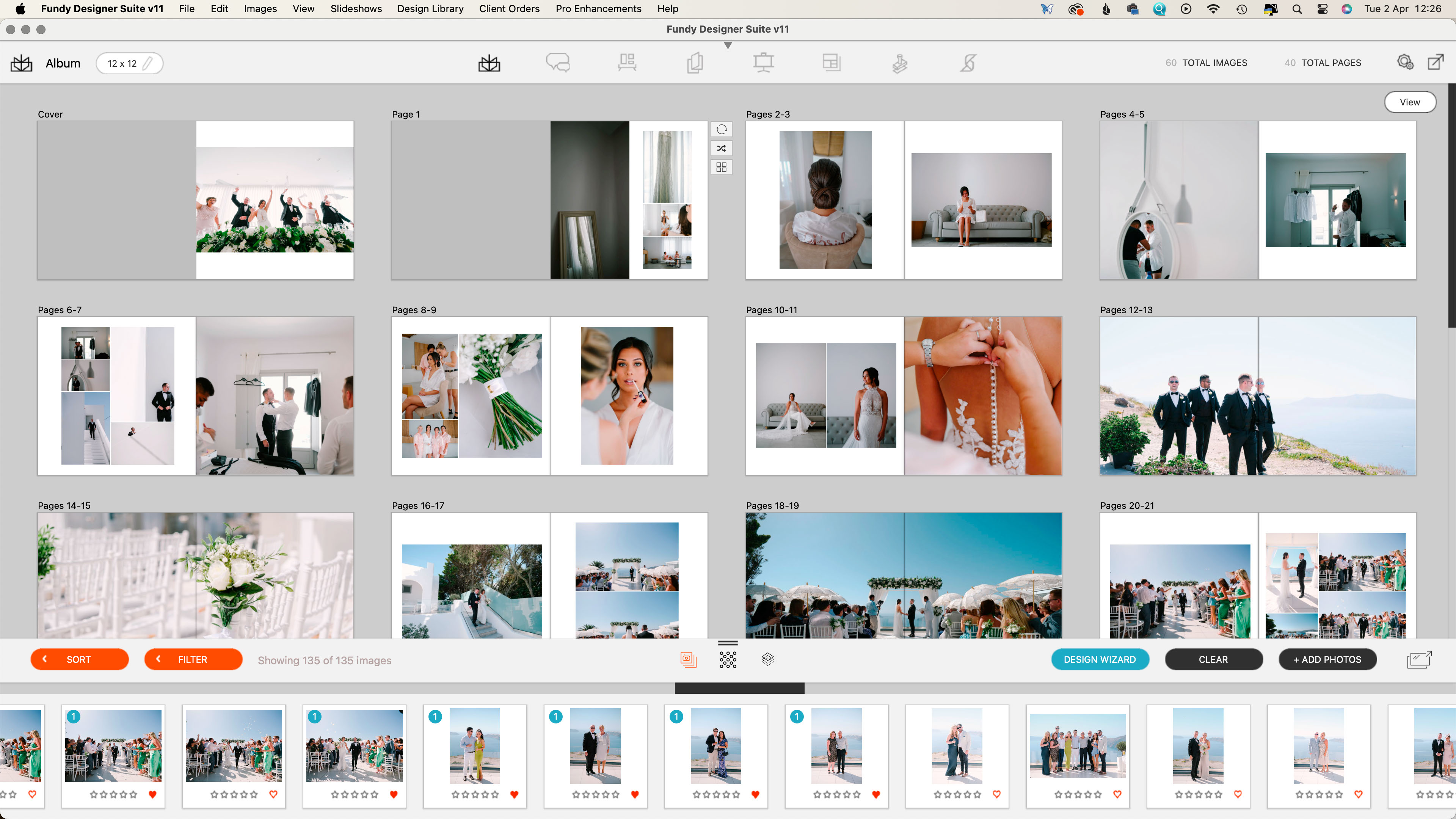 Fundy Designer: Album Planner с сеткой разворотов