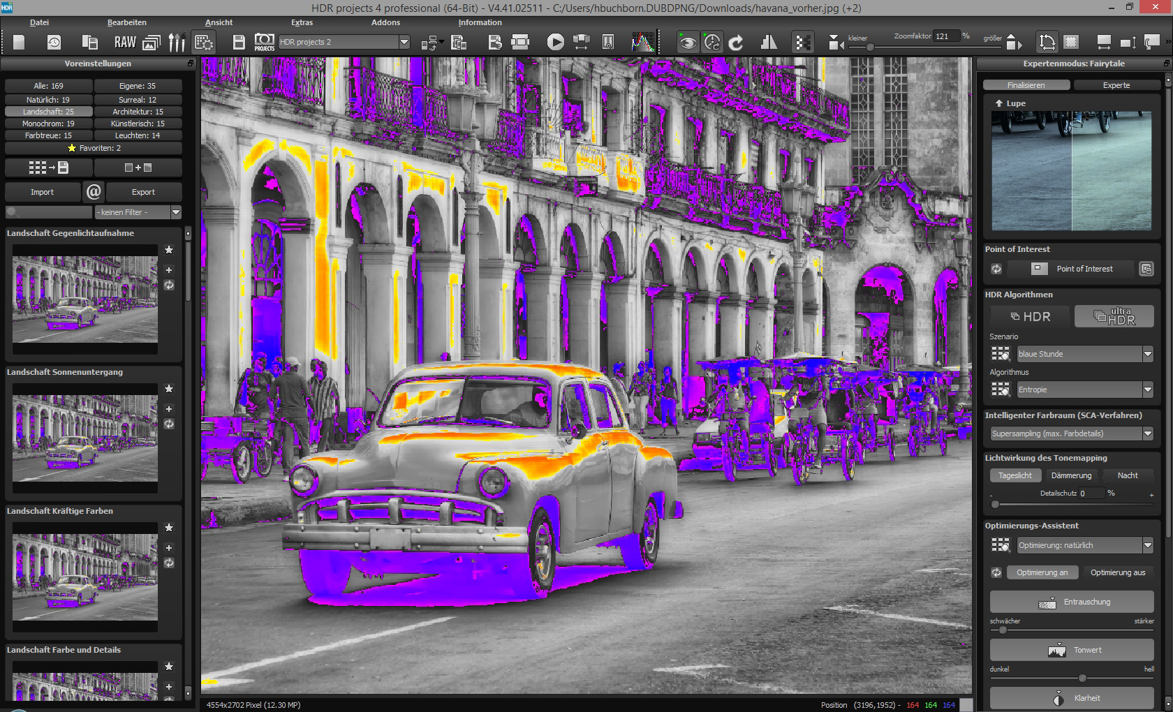 HDR Projects: экспертный режим обработки