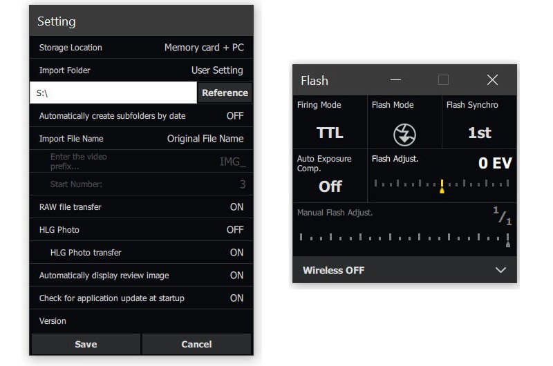 Panasonic LUMIX Tether — Поворот Live View