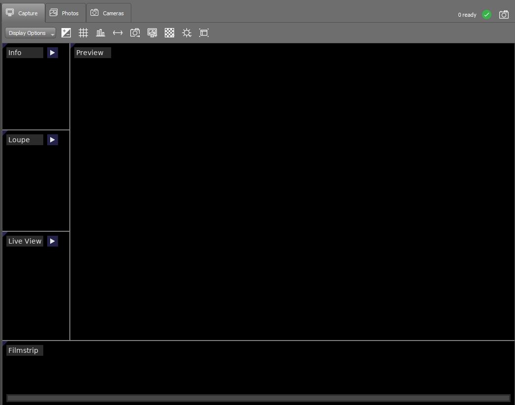 Интерфейс Tether Tools Smart Shooter: Использование Filmstrip для отбора на площадке