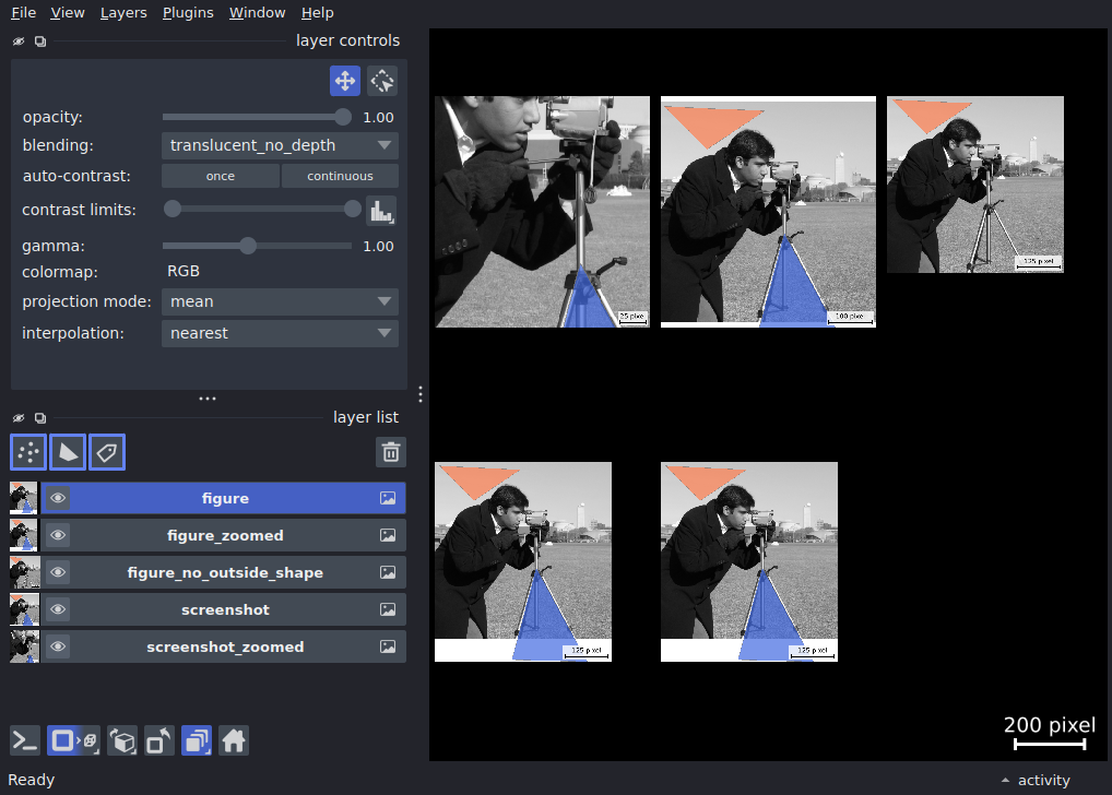 Разница между Screenshot и Export figure