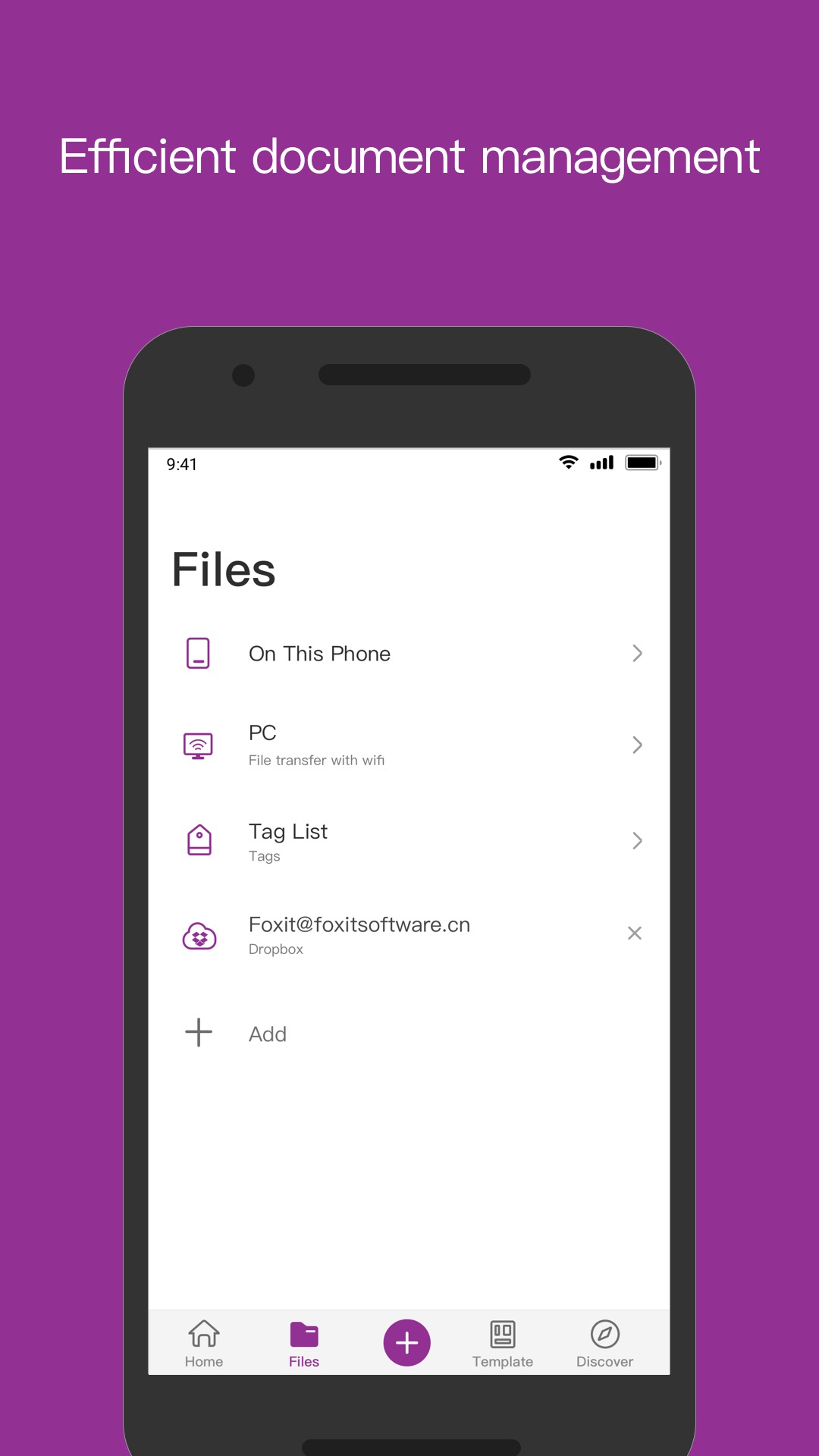 Foxit PDF Editor на iPhone