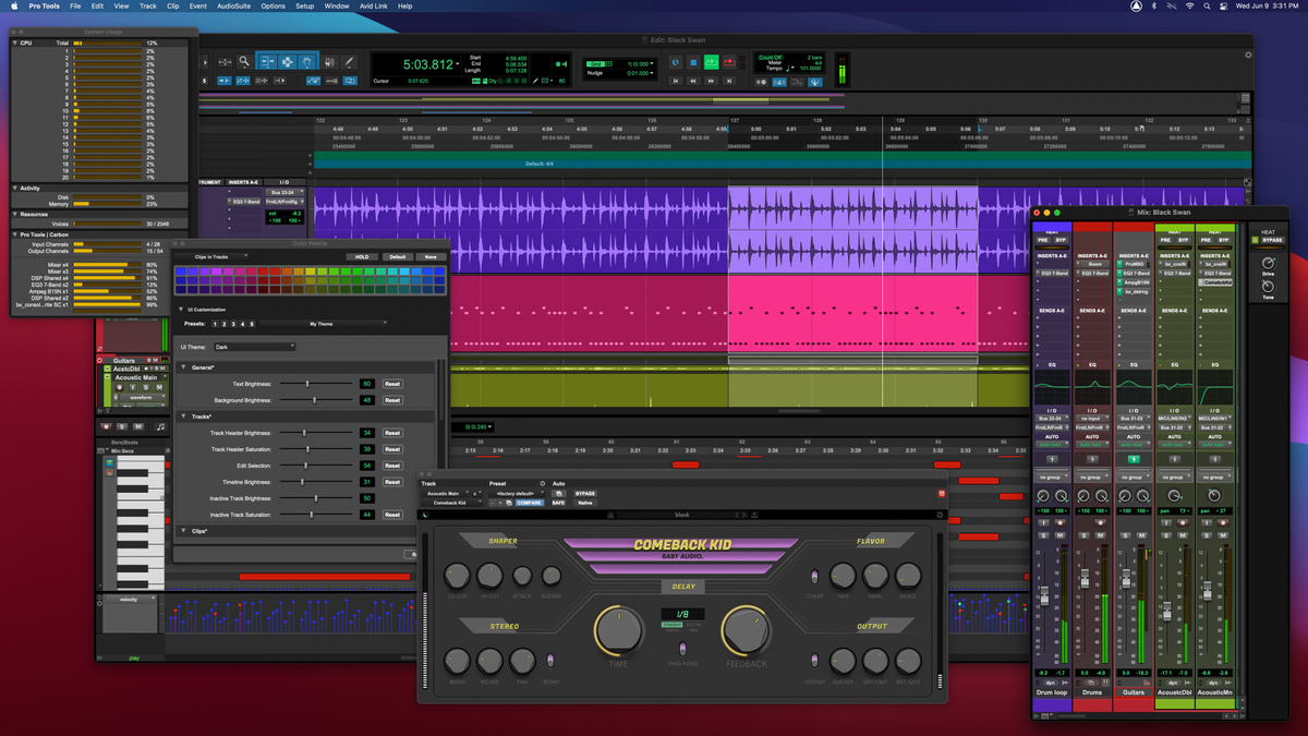 Pro Tools — студийная запись гитарных партий