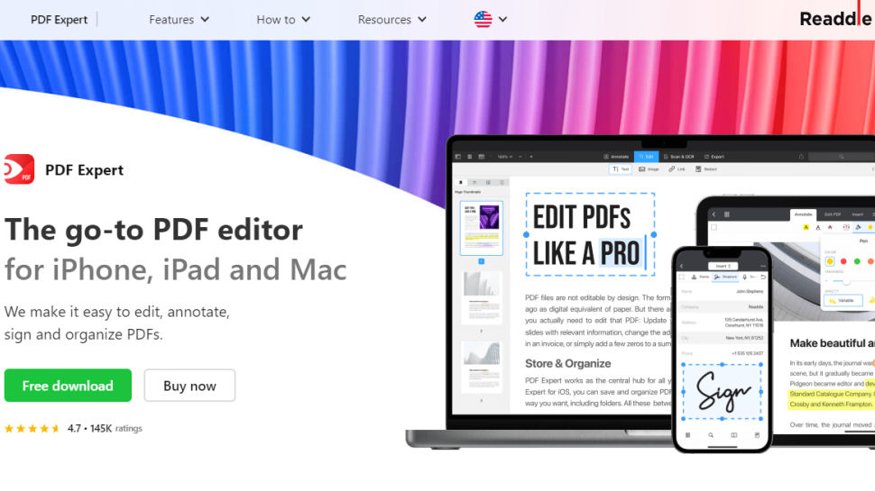 Скриншот PDF Expert для iPhone и iPad