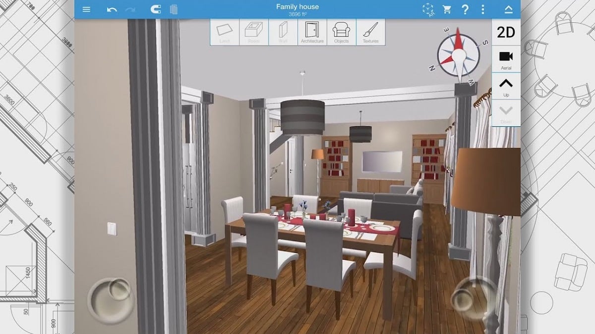 Интерфейс Home Design 3D