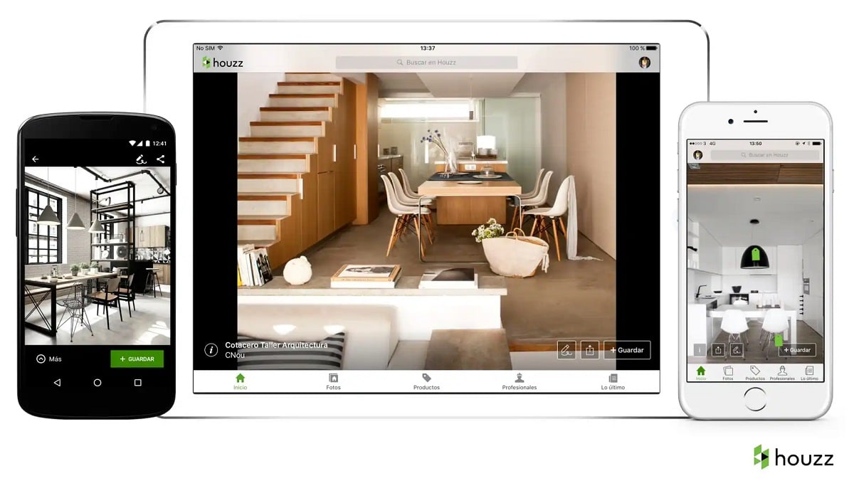 Интерфейс Houzz