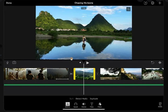 iMovie — обрезка видео на Mac