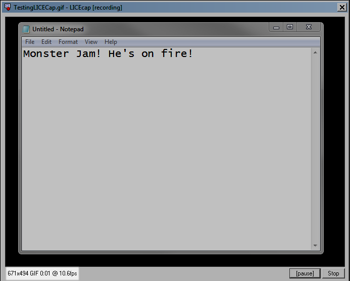 LICEcap — окно записи