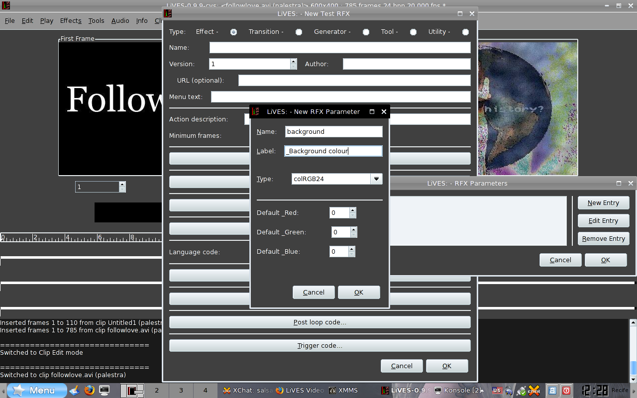LiVES Plugin Builder Tool