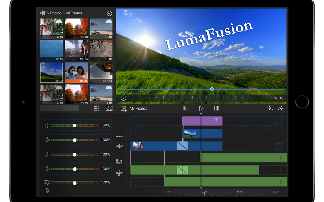 Интерфейс LumaFusion
