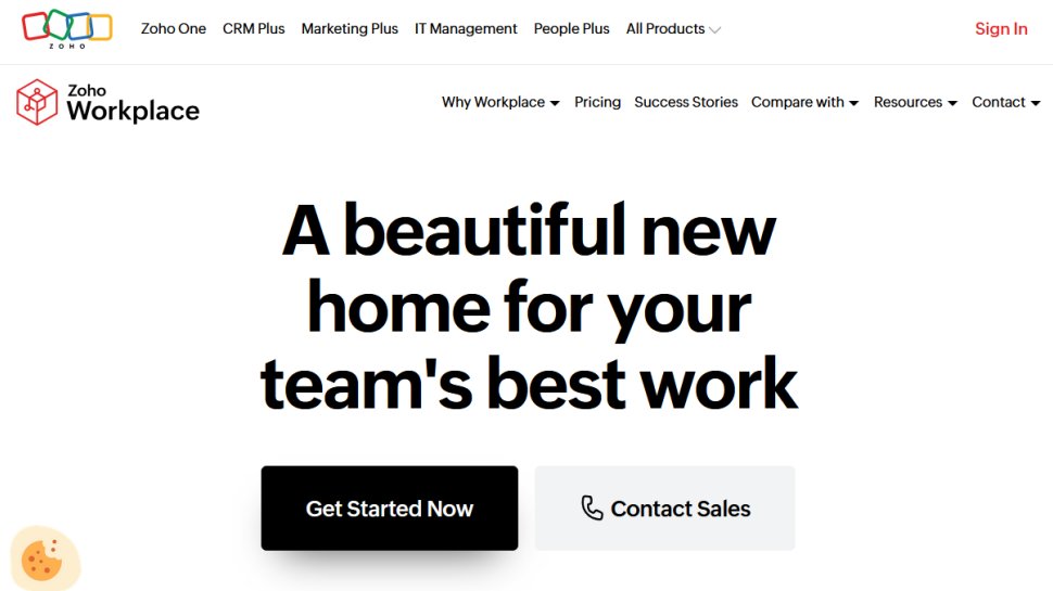 Интерфейс Zoho Workplace