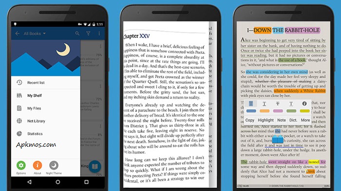 Moon+ Reader: гибкая настройка чтения на Android