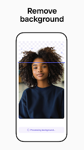 PhotoRoom: удаление фона на мобильном экране