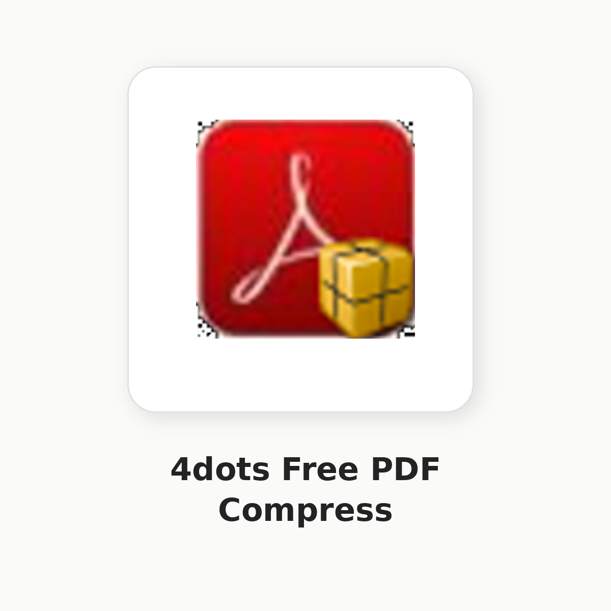 4dots Free PDF Compress