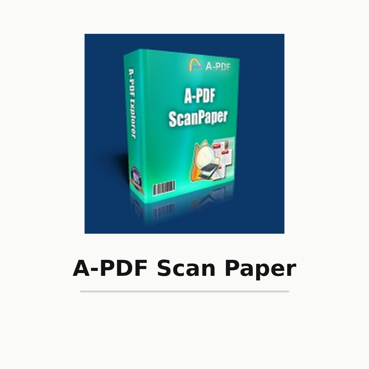 A-PDF Scan Paper