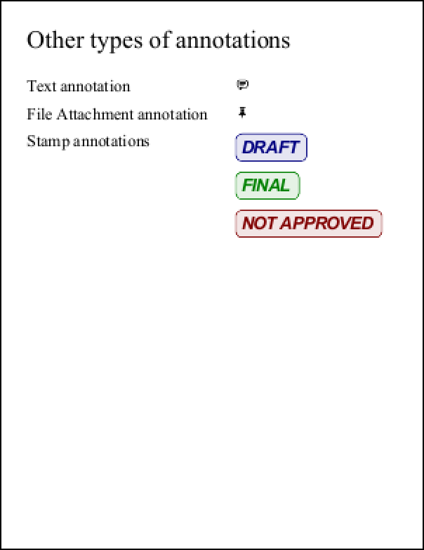 Текстовая заметка, вложение и штампы в PDF, созданном ABCpdf
