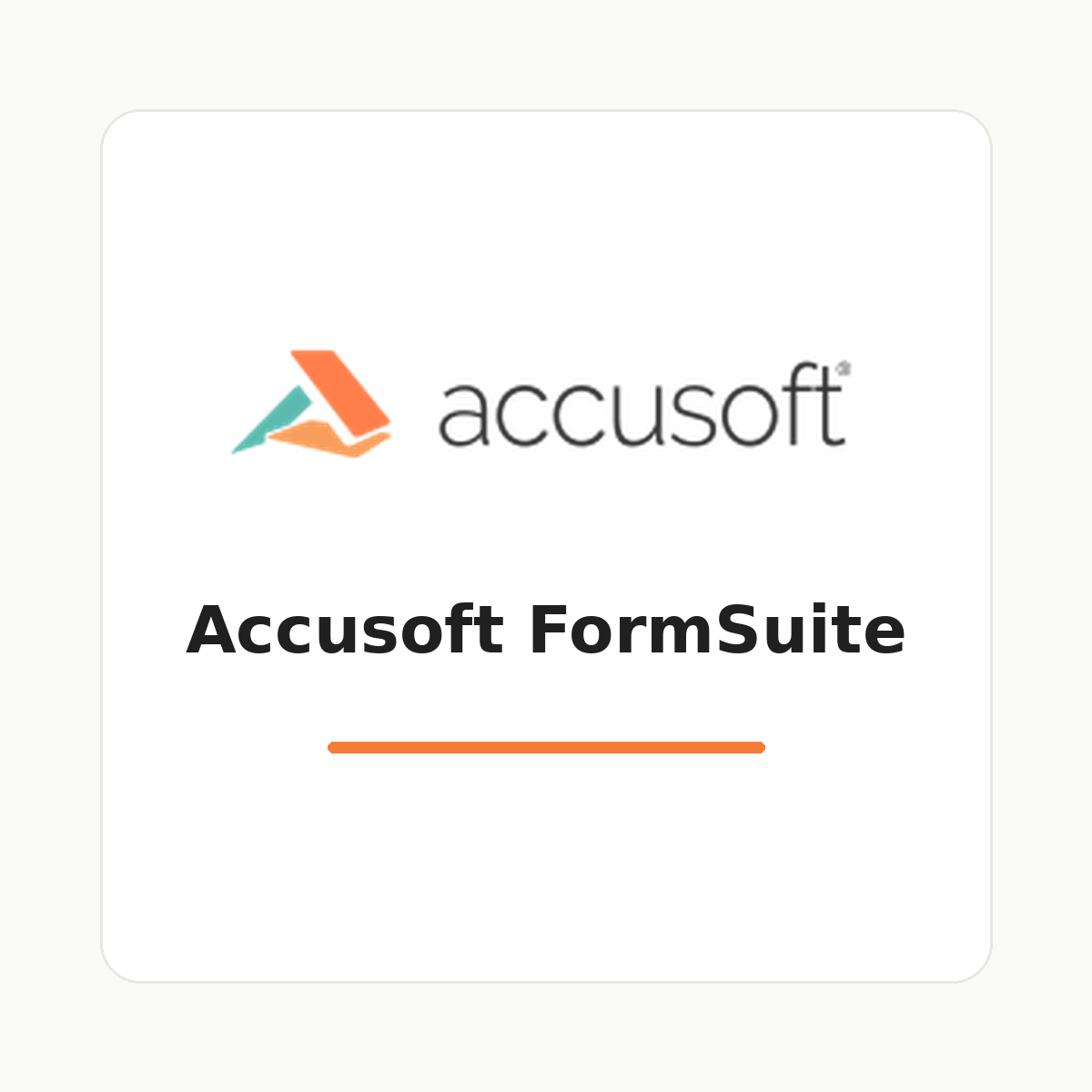 Accusoft FormSuite