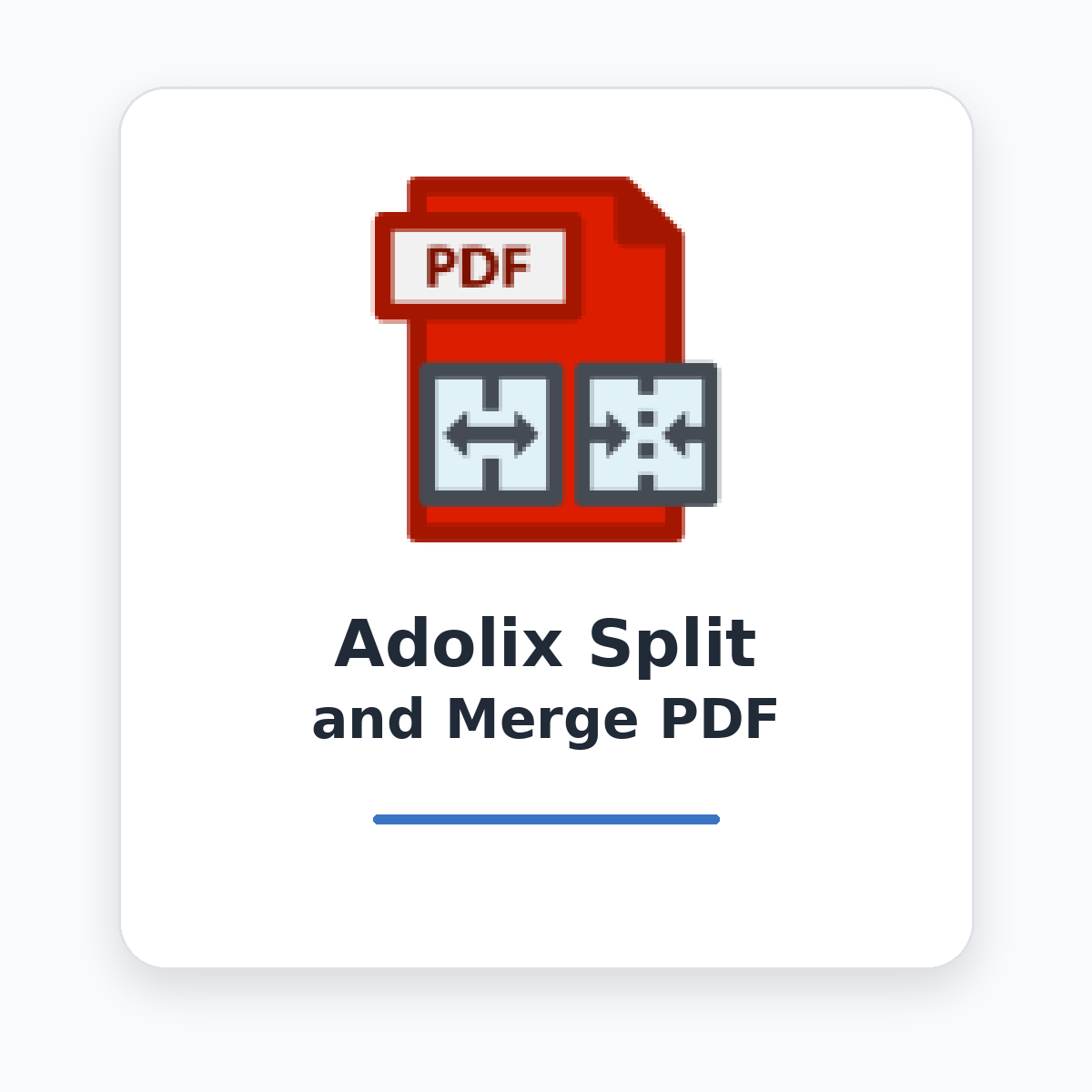 Adolix Split and Merge PDF