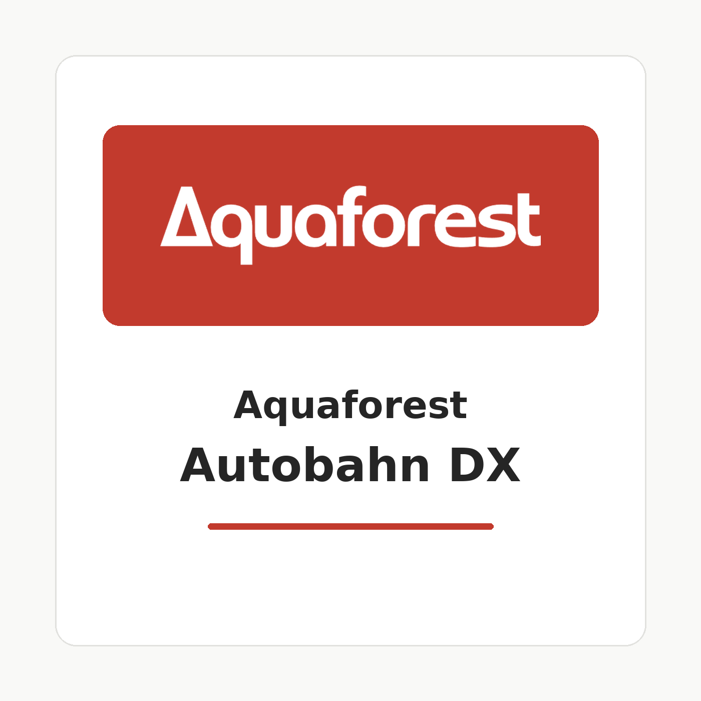 Aquaforest Autobahn DX